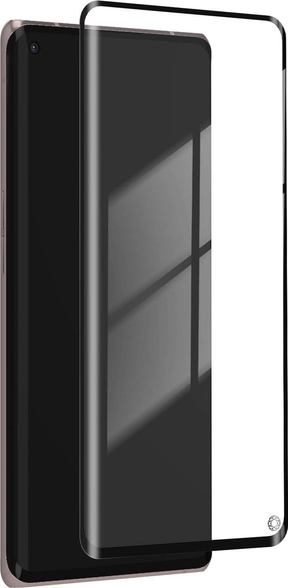 Force Case, Screenprotector geschikt voor Oppo Find X3 Neo - Organic Glass 3D, Transparant