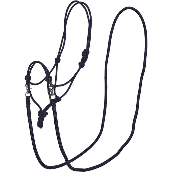 Imperial Riding - Rope Halter IRHAmbient - Touwhalster - Navy - Cob
