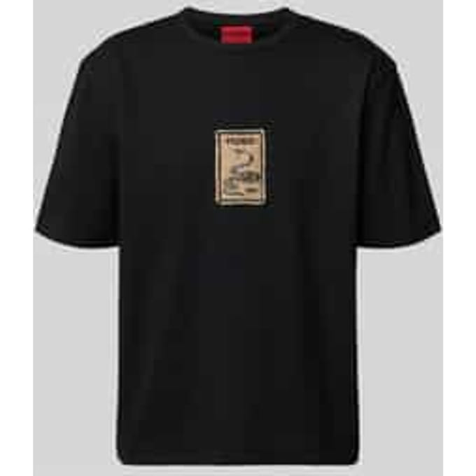 regular fit T-shirt van puur katoen model 'DOBUL'