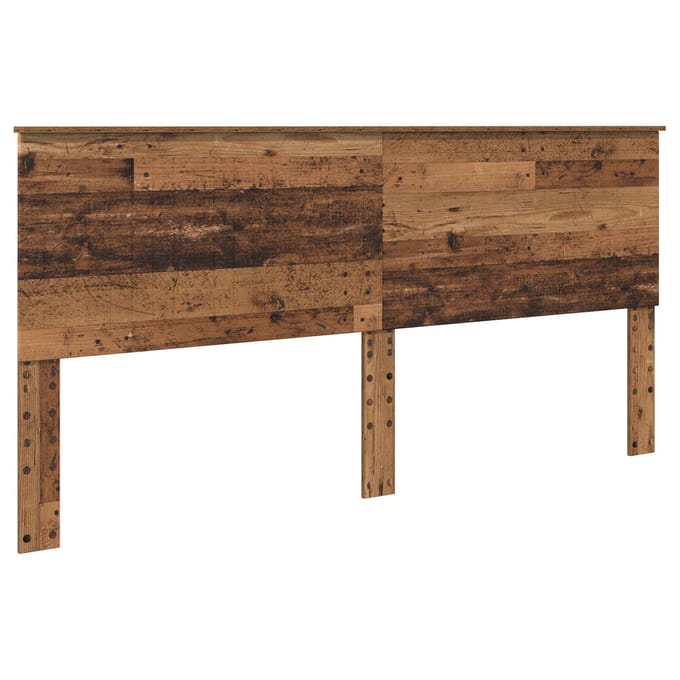 vidaXL Hoofdbord Oud Hout Bewerkt hout
