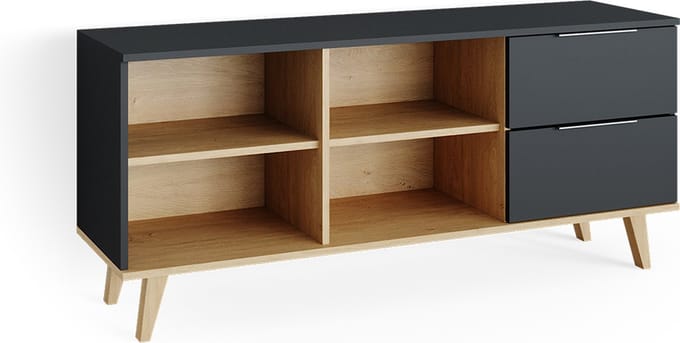 Vicco Nautica TV-meubel – 134 x 61 cm Antraciet