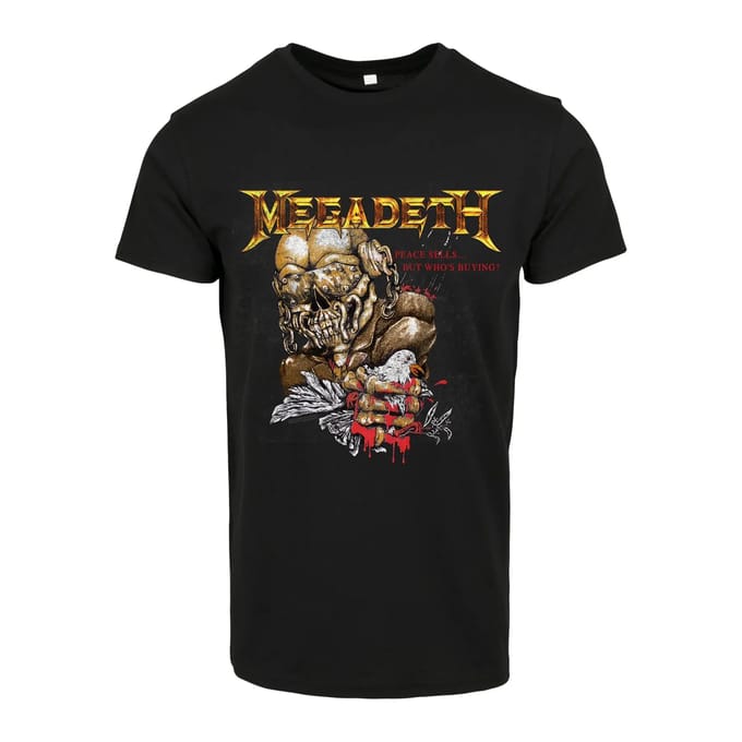 Urban Classics Heren Tshirt -S- Peace Sells But Who´s Buying Zwart