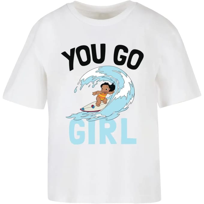 Dames-T-shirt Merchcode Lilo & Stitch You Go