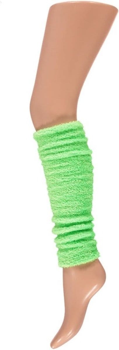 Beenwarmers softy fluor groen