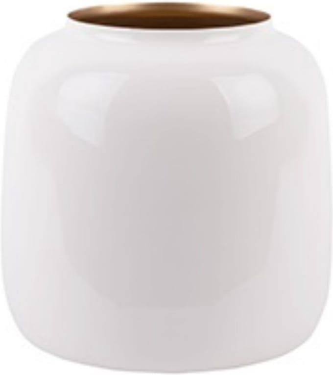 Present Time Vaas Ivy Large - Wit - 11.5x11.5x20.5cm - Modern
