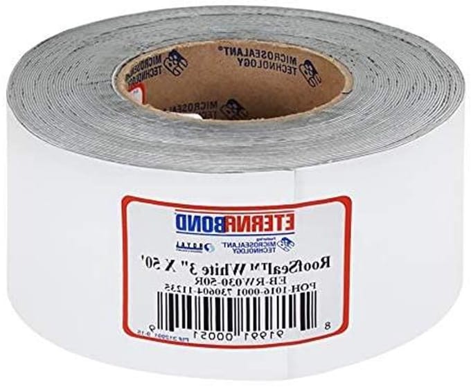 Dakafdichting Tape - Reparatietape Lek - Dak Repareren - MicroSealant Technologie - 3" x 50' - Wit