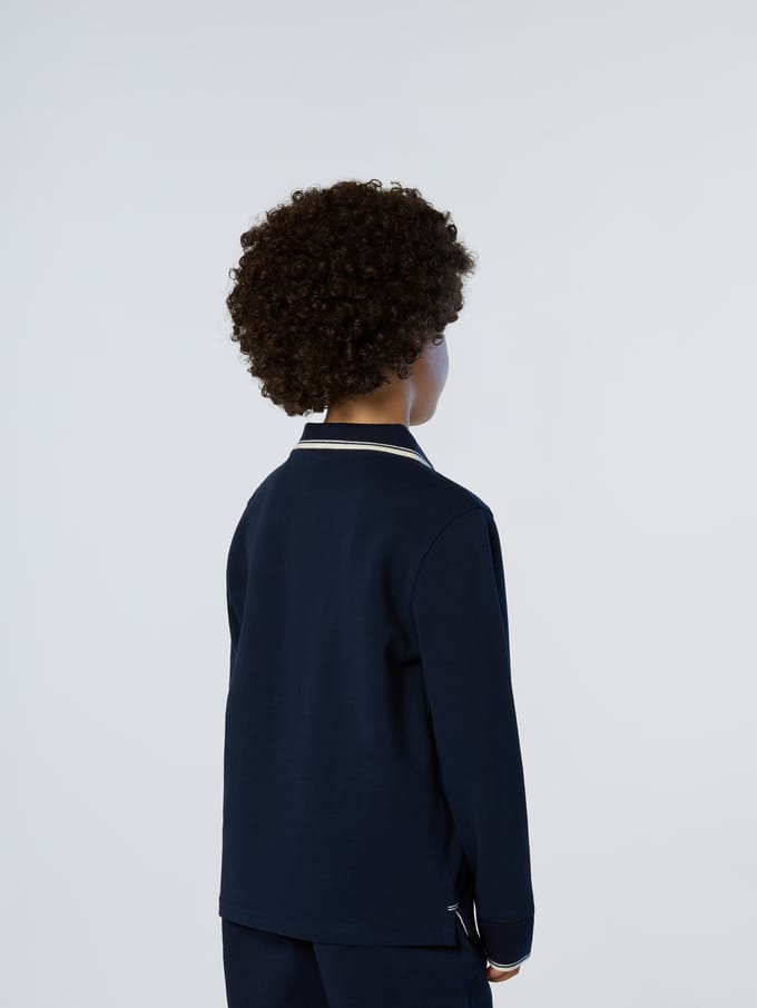 North Sails Polo Shirt Lange mouwen met kraagletters