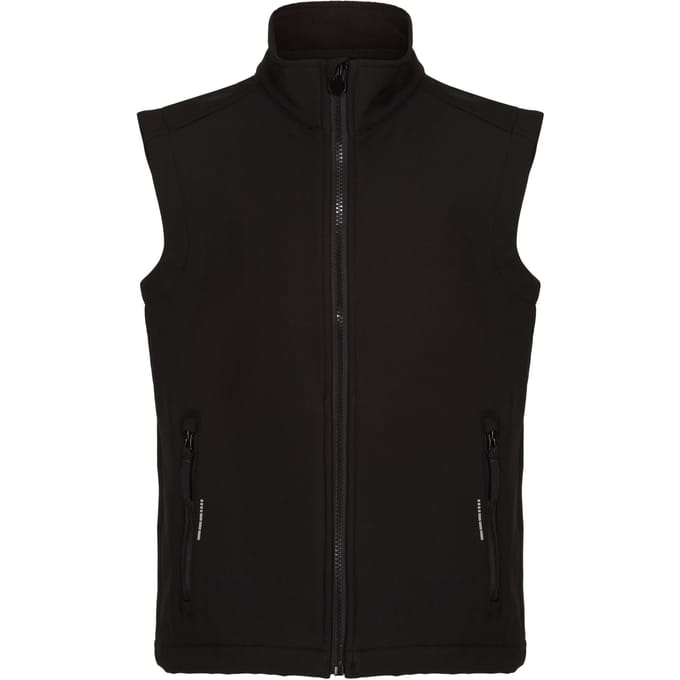 Regatta Kinder/Kids Ablaze Softshell Reflecterend Gilet (Zwart)