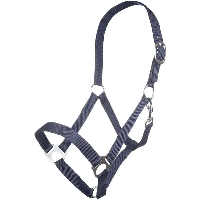 Nylon hoofdstel voor paard HKM Innsbruck
