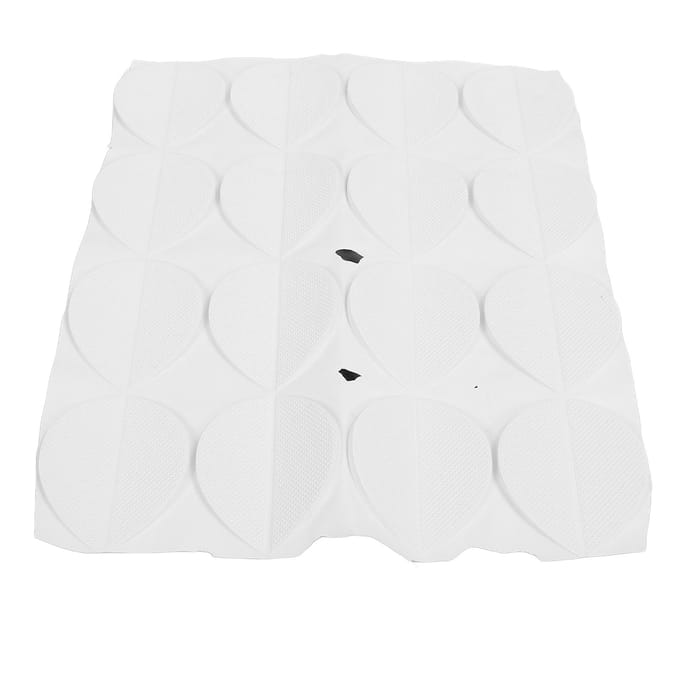 16 Paar Schoenzool Reparatie Patch Rubber Antislip Slijtvast Versleten Hiel Reparatie Patch voor Alle wit