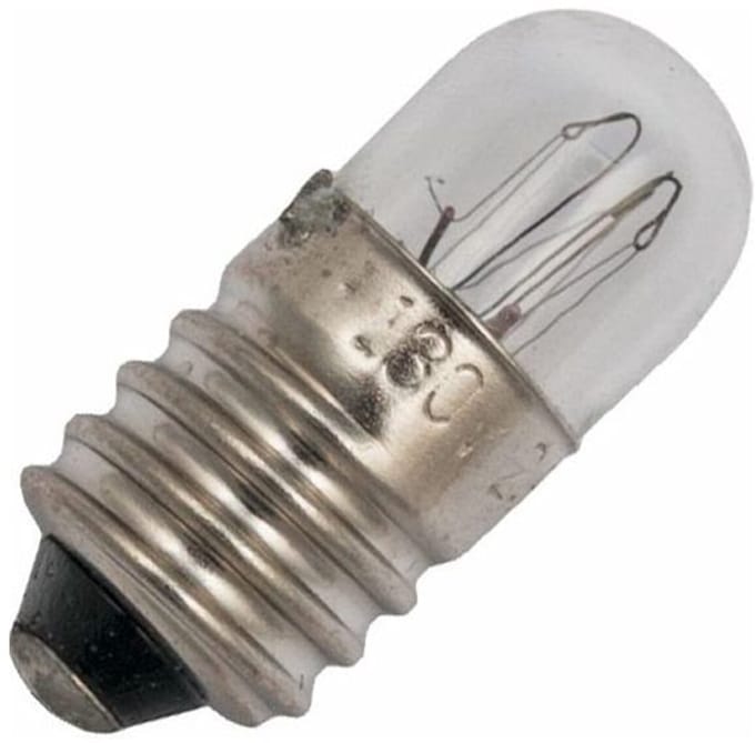 Signaallamp E10 130V 2.6W - 20 mAh - Per stuk - T9 Gloeilamp Ø9mm - 23mm - 2500K - Dimbaar