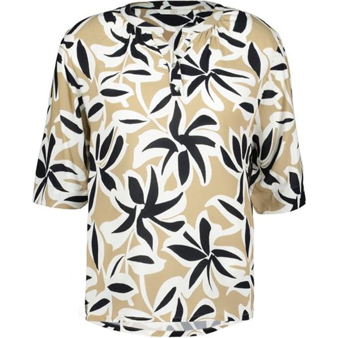Blouse Vaya Sand Shade print