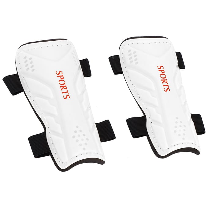Voetbal Scheenbeschermers Bescherming Sport Voetbal Beschermende Beenbeschermer Trainingspads voor Kinderen wit
