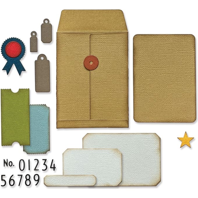 Sizzix Thinlits ponssjabloon "Collector by Tim Holtz"