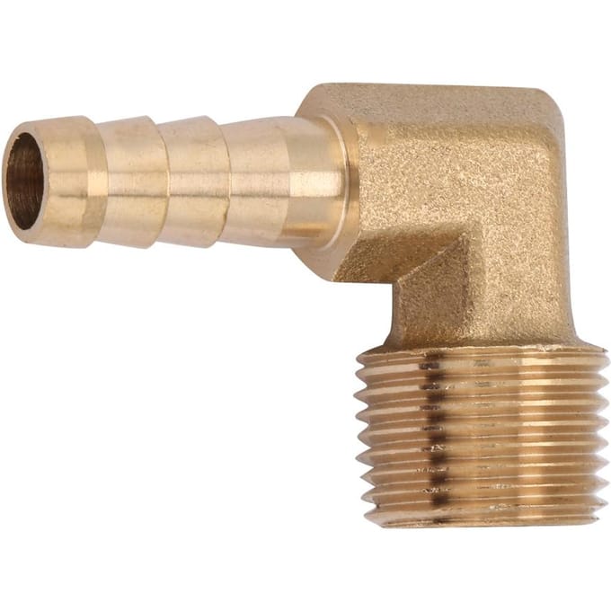 2 stuks set G38 buitendraad messing elleboog slangtule koppelstuk connector verloopstuk fitting(8 mm)