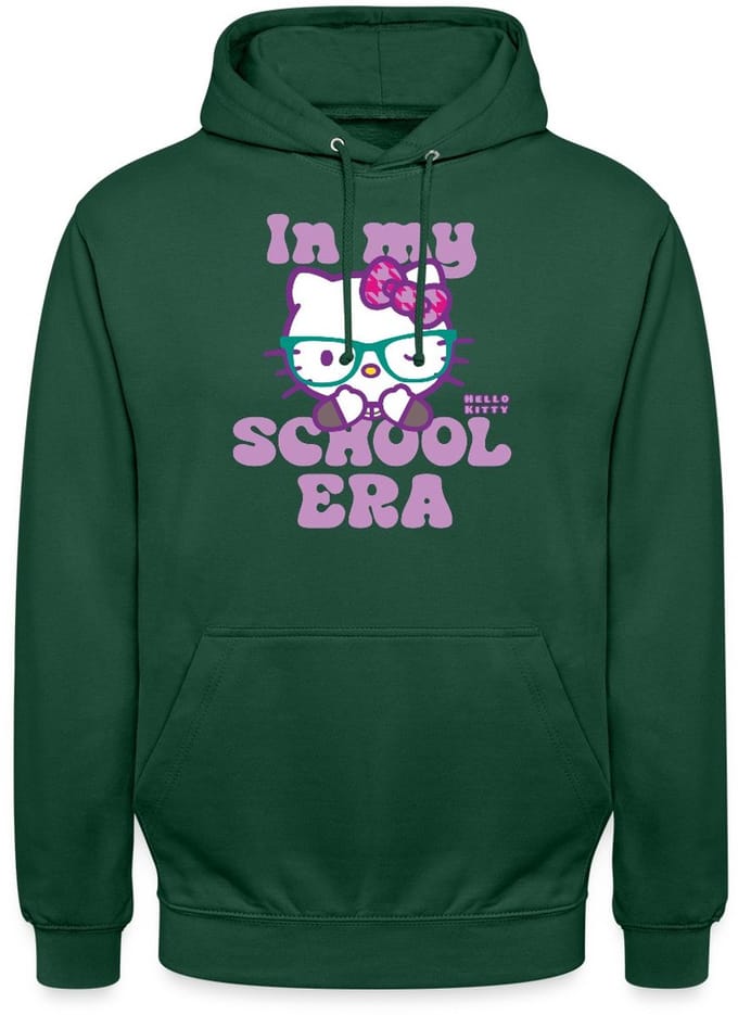 Hello Kitty Met Bril In My School Era Hoodie Unisex