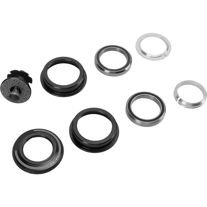 44mm Fiets Balhoofd Dubbele Lagers Mountainbike Voorvork Stuurpen Balhoofd voor Fietsen zwart