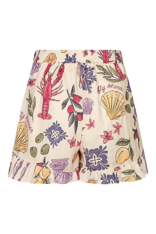 Lofty Manner Broek Skort Sandy Re40 Multi Element Print Dames Maat - XS