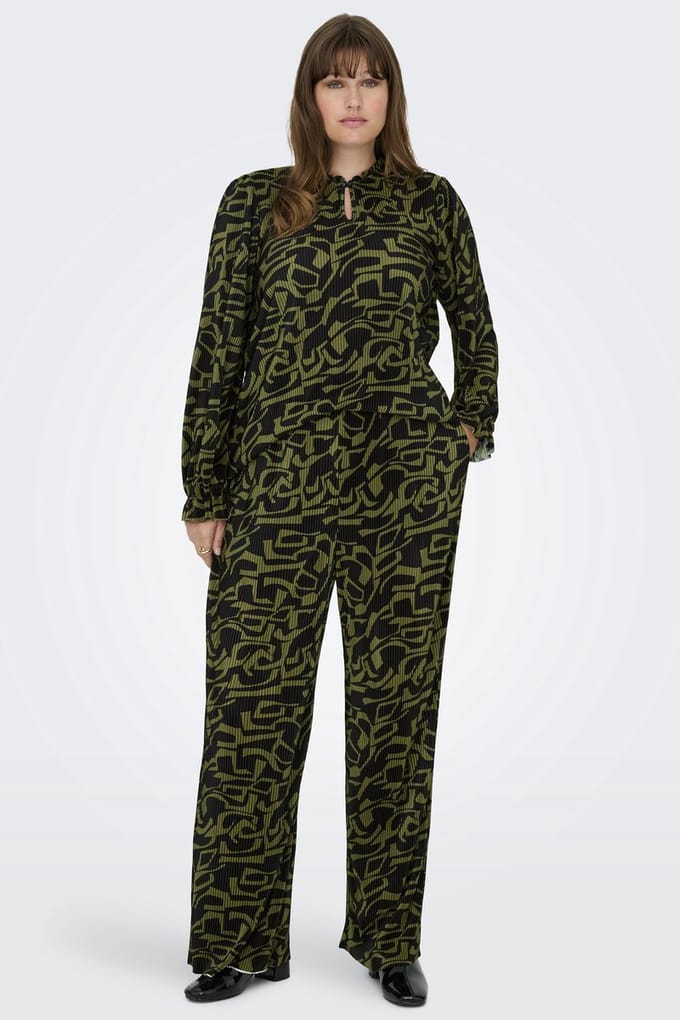 ONLY Carmakoma Geplooide broek CARMIKA Regular fit Geplooide broek