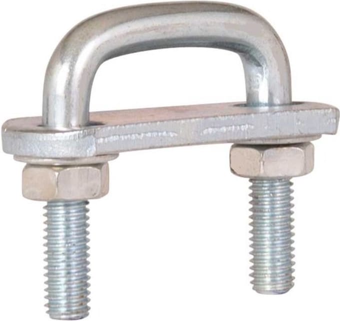 U bout M10 met strop 50 x 43 mm - verzinkt