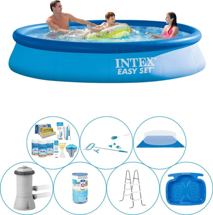 Zwembad Comfort Pakket - 8-delig -  Easy Set Rond 366x76 cm