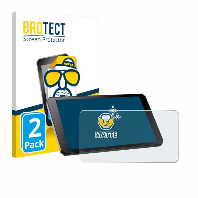 BROTECT - Screenprotector voor RiderNav R7M - Folie Beschermfolie matte 2 Stuks