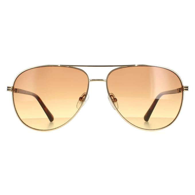 Guess zonnebril gu00043 32f goud bruin gradiënt