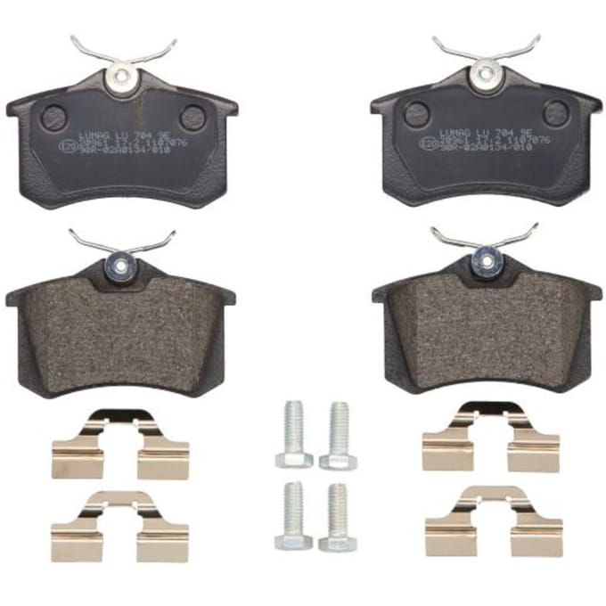 Remblokset BRECK 20961 10 704 00, achter