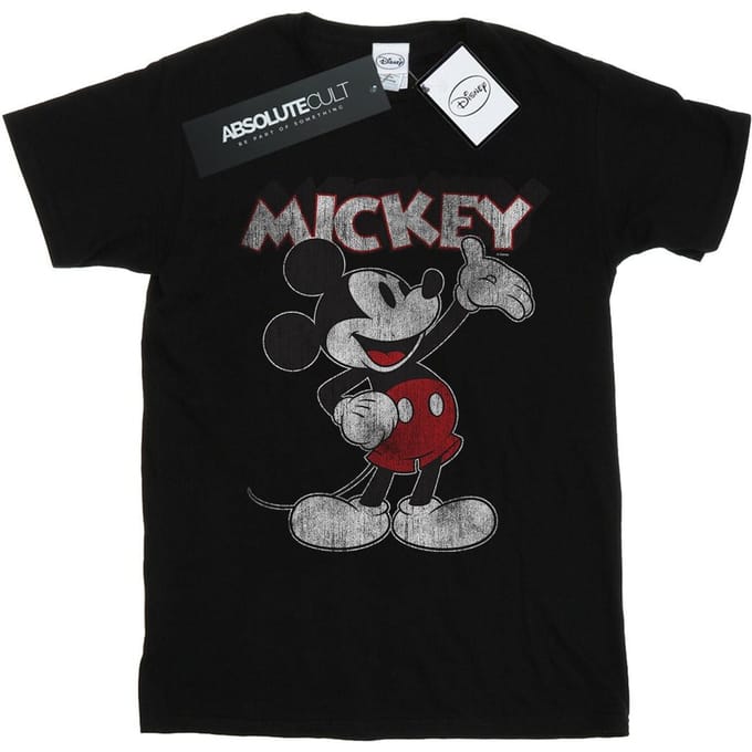 Disney Jongens Mickey Mouse Presents T-shirt (Zwart)