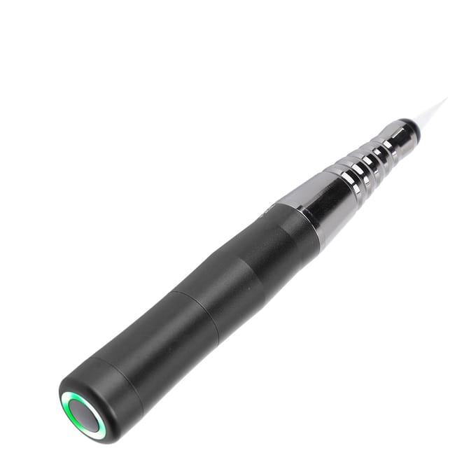 Machine de microblading en alliage d'aluminium, stylo de tatouage semi-permanent à 3 vitesses pour maquillage et eye-liner US Plug noir