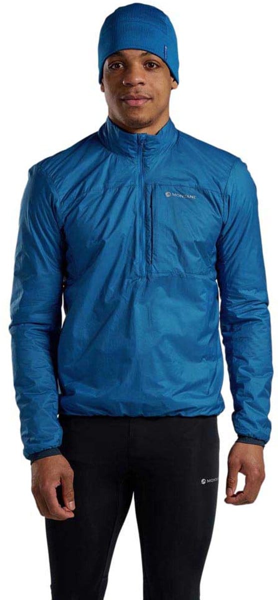 Montane Fortes Nano Fleece Met Halve Rits Blauw S Man