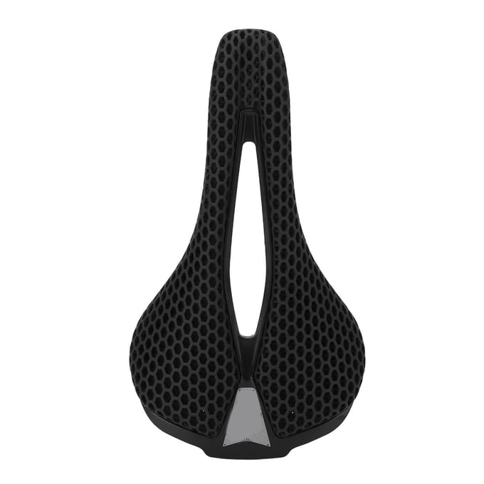 3D Geprint Fietszadel Hol Ademend Lichtgewicht Fietszitkussen Schokabsorberend voor Racefiets black