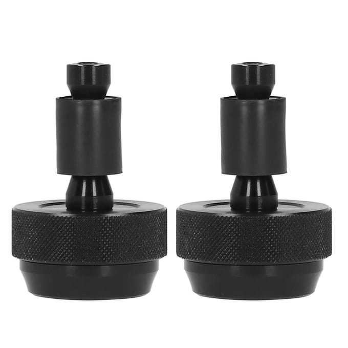 Motorfiets Stuur Einde Plug Gashendel Snelheidsregeling Zwart Aluminium Rubber Universeel black
