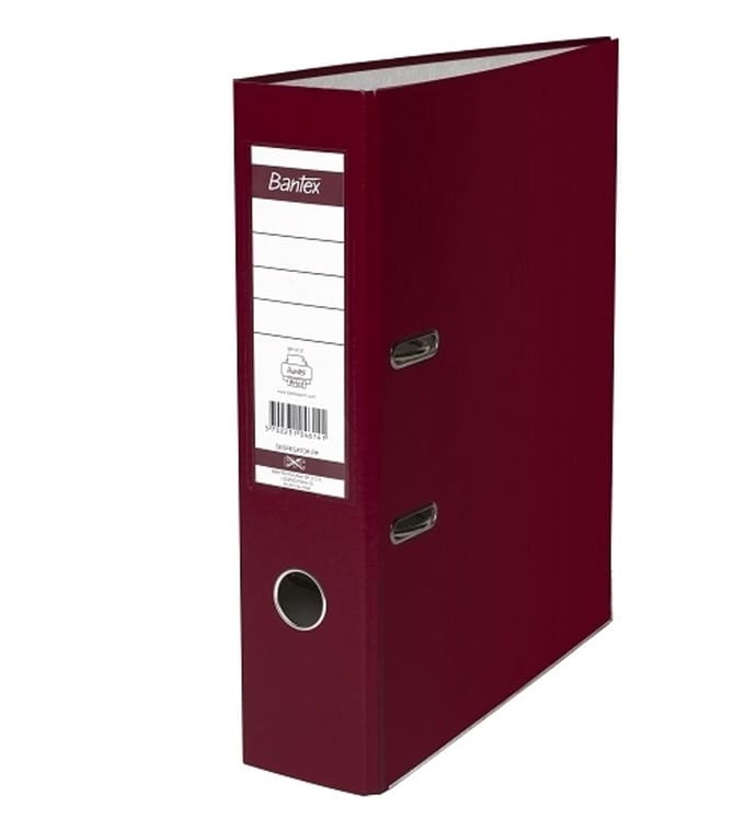 Bantex Ringband A4 50mm Bordeaux Rood - Documenten Organiseren