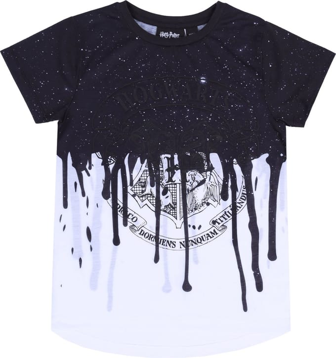 Zwart-wit HARRY POTTER T-shirt