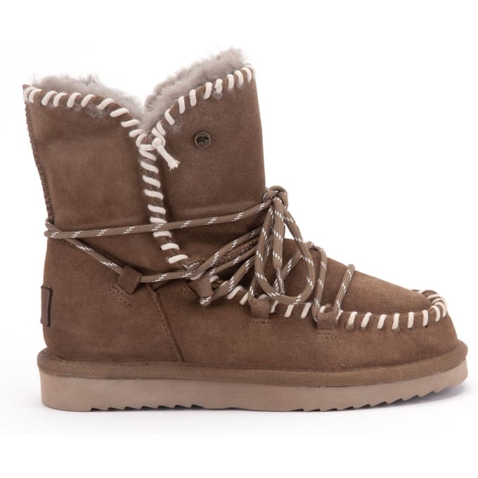 Warmbat Waturra Suede lace boot Dames Laarzen - Mud