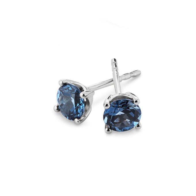 Orolino Ohrringe Gold 585 mit 2x Blautopas (beh.) London Blue