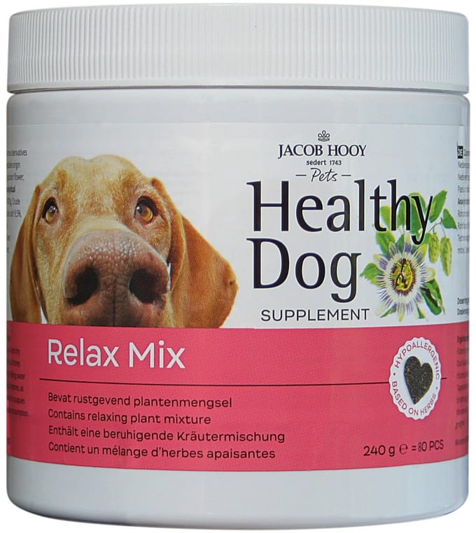 Jacob Hooy Healthy Dog Relax Mix - Voedingssupplement - 80 stuks