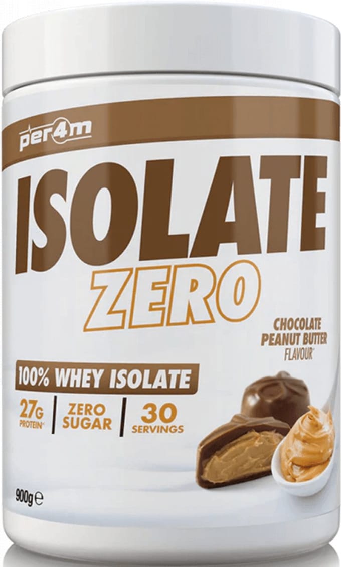 Per4m Whey Isolate Zero (900g) Chocolate Peanut Butter - Eiwitten - Wei-eiwit isolaat