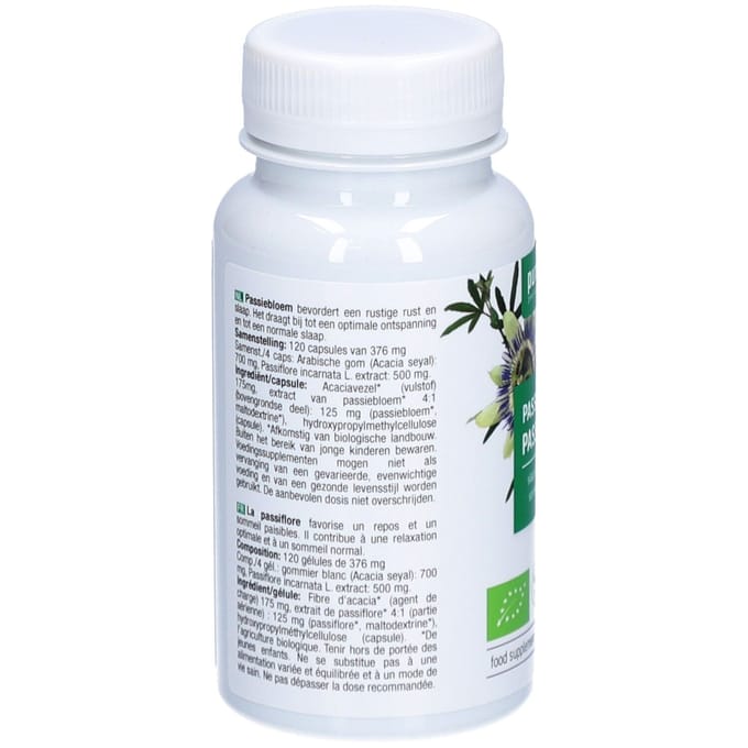 Purasana Passiebloem Extract 125 mg 120 Vegacapsules