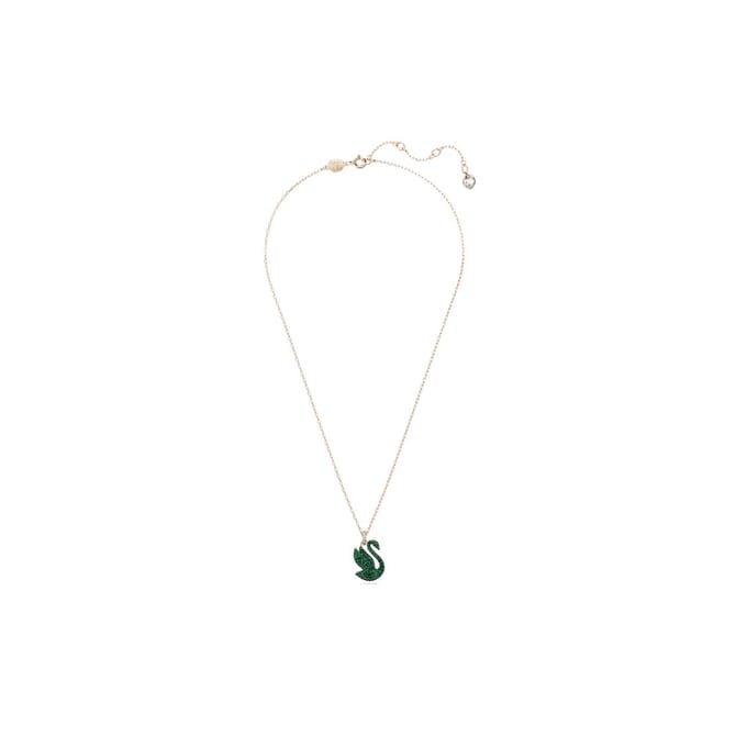 Swarovski Zwaan Kettingen Dames Groen 5650067 Green|F|Box (Random Color) blue