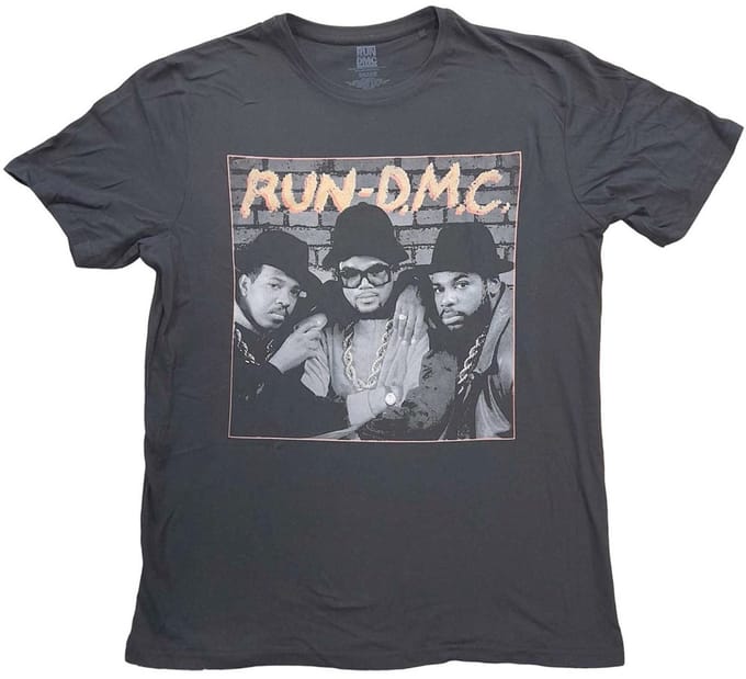Run DMC - B&W Photo Heren T-shirt - 2XL - Zwart