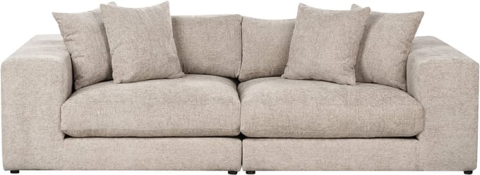 GLORVIKA II - Driezitsbank - Taupe - Polyester