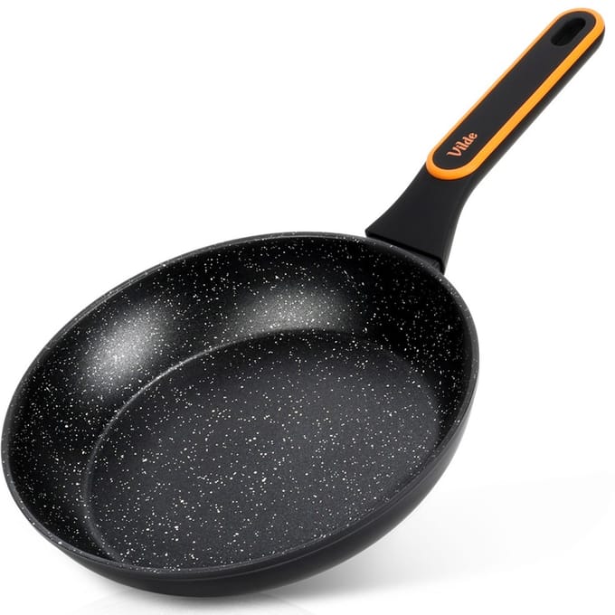 Koekenpan Graniet 24 cm - Multifunctionele Pan voor Vlees - Groenten