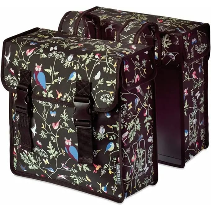 Basil Wanderlust Dubbele fietstas - Zwart - 35 Liter