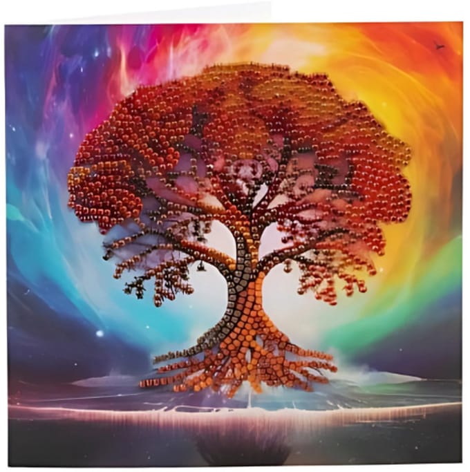 Crystal Card Kit ® Tree of life (18x18 cm)