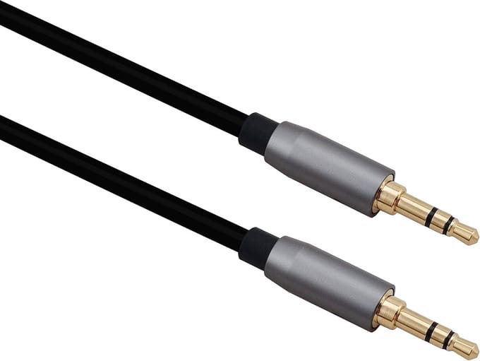 Anschlusskabel, Klinke 3,5mm Stecker/Stecker 3 Pin, PREMIUM, 0,5m, schwarz