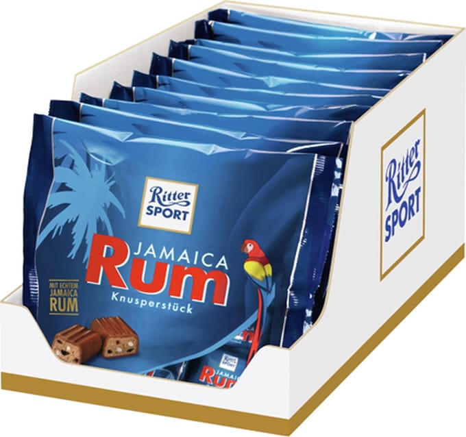 Ritter Sport - Jamaica Rum krokante stukjes - 10x 200g
