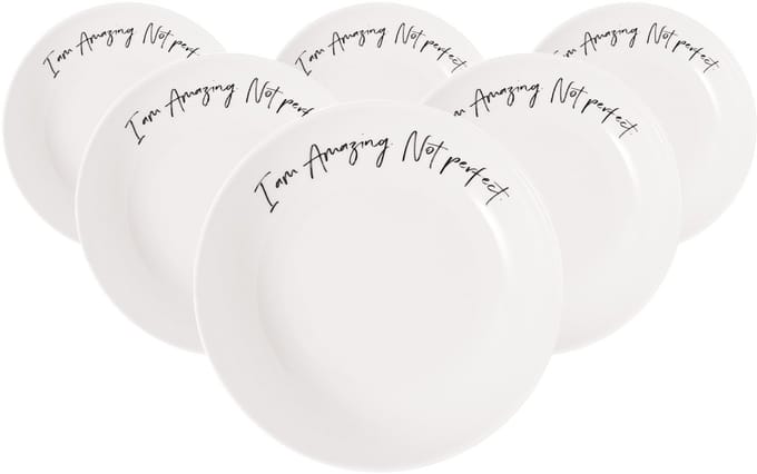 Schalen Amazing not perfect Statement ø 18,7 cm Set van 6