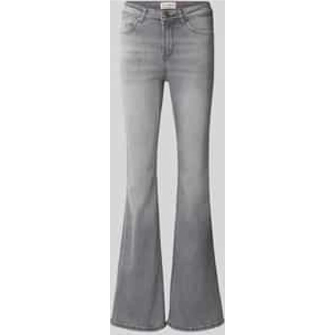 flared fit jeans van katoenmix model 'MICHELLE'